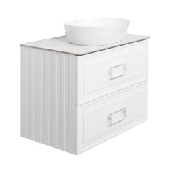 Тумба под раковину подвесная La Fenice Cubo TWIN FNC-01-CUB-B-80-2, белая