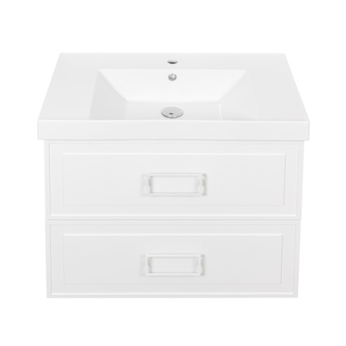 Тумба под раковину подвесная La Fenice Cubo TWIN FNC-01-CUB-B-80-2, белая