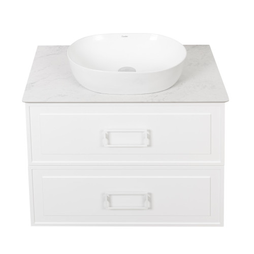 Тумба под раковину подвесная La Fenice Cubo TWIN FNC-01-CUB-B-80-2, белая