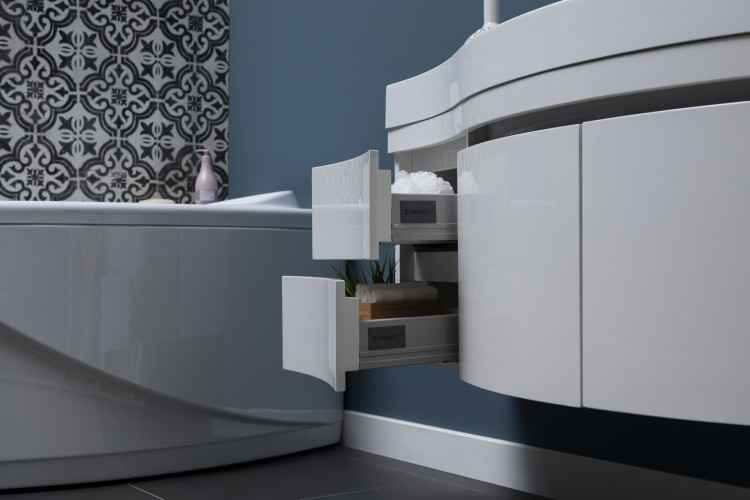 Мебель для ванной Aquanet Опера 115 R белый (2 дверцы 2 ящика)