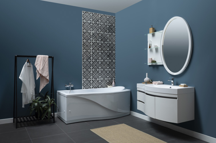 Мебель для ванной Aquanet Опера 115 R белый (2 дверцы 2 ящика)