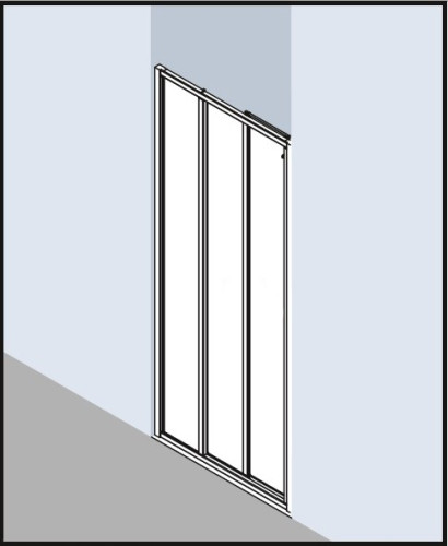 Душевая дверь Kermi Ibiza 2000 I2 ST3 100181AK