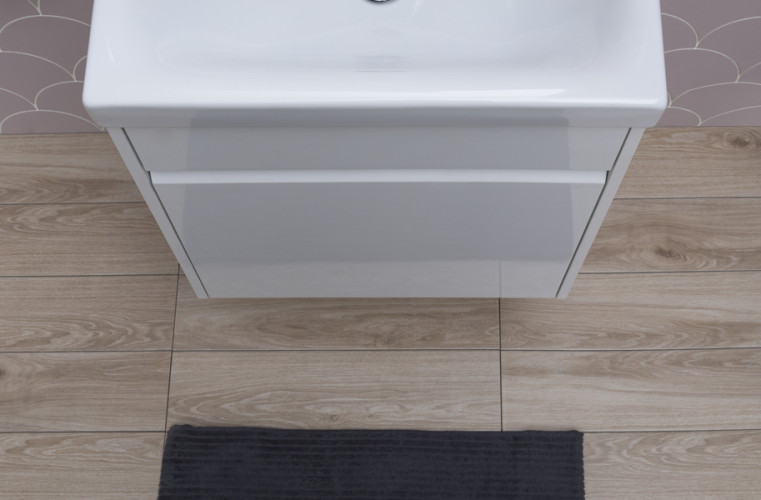 Тумба с раковиной Aquanet Палермо 60 белый