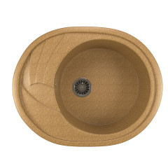 Мойка из искусственного мрамора MIXLINE ML-GM17 46,5x57 (525116)