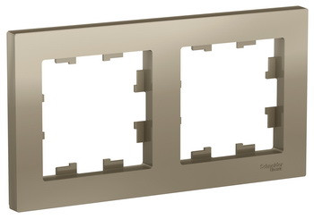 2-постовая РАМКА, универсальная, ШАМПАНЬ Schneider Electric ATLASDESIGN ATN000502