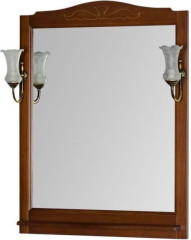 Зеркало Aquanet Амелия 80 орех