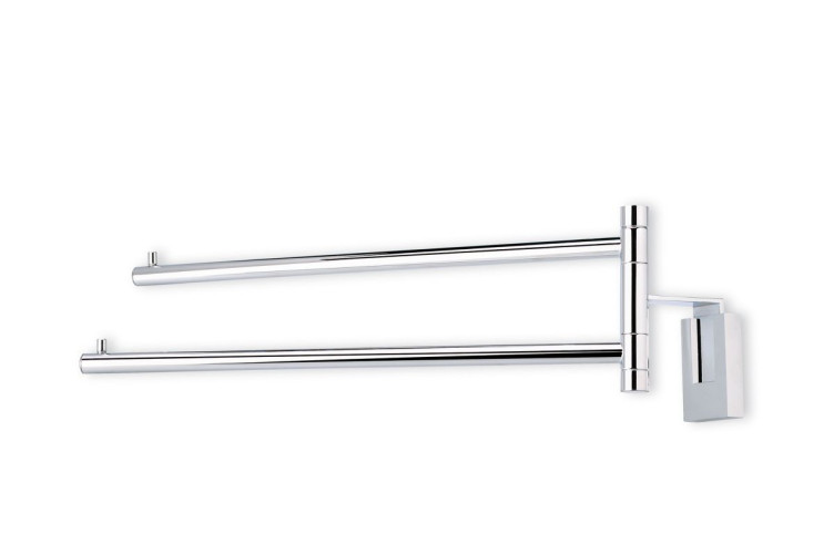 Stil Haus Quid, полотенцедержатель двойной поворотный, цвет хром