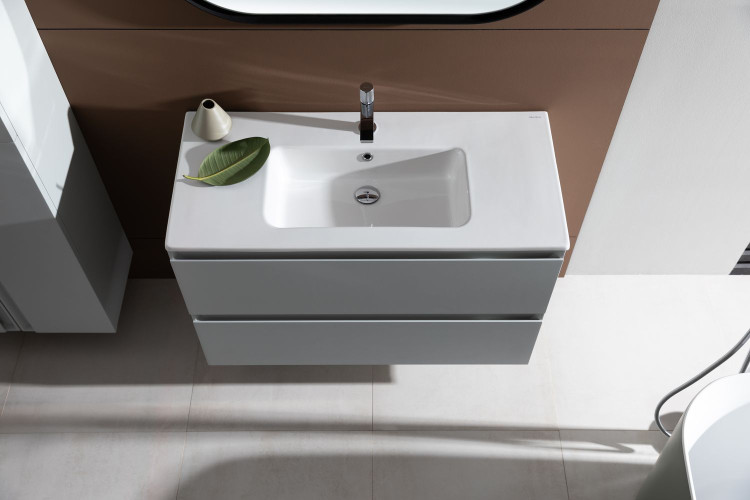 Тумба под раковину Allen Brau Eclipse 1.E1003.PWM 100 рapyrus white matt