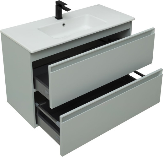 Тумба под раковину Allen Brau Eclipse 1.E1003.PWM 100 рapyrus white matt