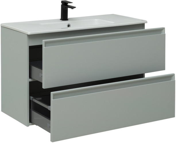 Тумба под раковину Allen Brau Eclipse 1.E1003.PWM 100 рapyrus white matt