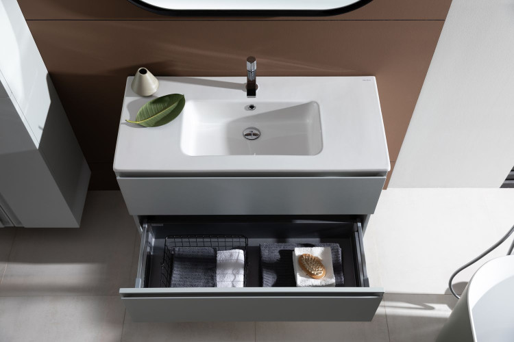 Тумба под раковину Allen Brau Eclipse 1.E1003.PWM 100 рapyrus white matt