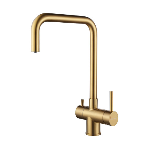 Смеситель для кухни Paulmark Wetter, брашированное золото, We213030-BG, Paulmark