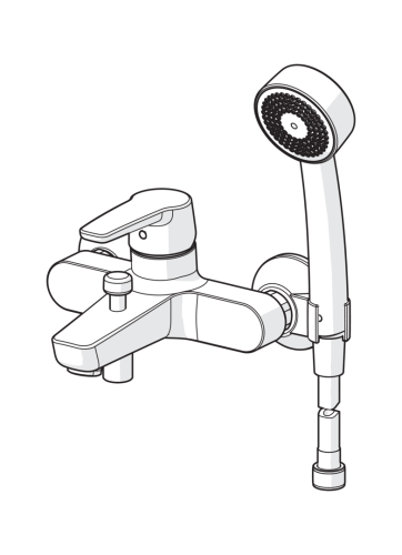 3951Y Saga Смеситель для ванны и душа с душевым комплектом Oras Apollo