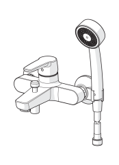 3951Y Saga Смеситель для ванны и душа с душевым комплектом Oras Apollo