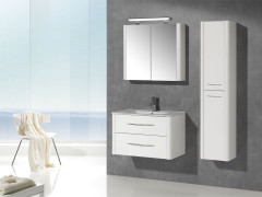 Комплект мебели IBX Asun, 1000 мм, цвет капучино глянцевый лак