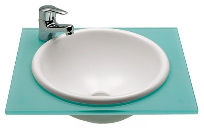 Раковина встраиваемая сверху Roca Foro 40х40х18, керамика, цвет Белый (7.3278.7.200.0)