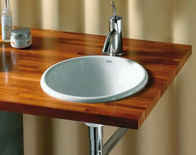 Раковина встраиваемая сверху Roca Foro 40х40х18, керамика, цвет Белый (7.3278.7.200.0)