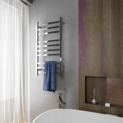 Полотенцесушитель электрический (лесенка) Bauedge Hotel DB-0011, 50x100 см