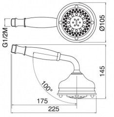 Ручной душ Migliore Ricambi ML.RIC-33.110