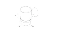 Подстаканник одинарный Grampus Briz GR-3006