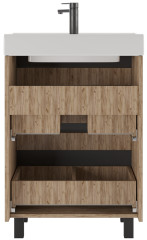 Тумба под умывальник &quot;Енисей 60&quot; Bruno с двумя ящиками Домино