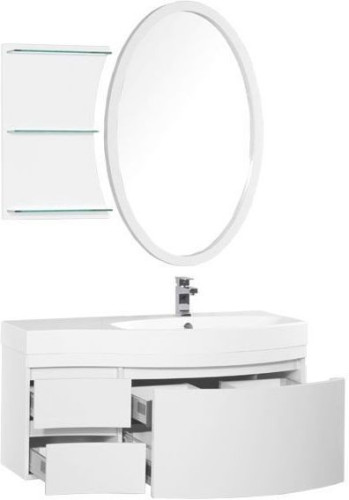 Мебель для ванной Aquanet Опера 115 R белый (3 ящика)