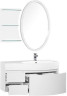 Мебель для ванной Aquanet Опера 115 R белый (3 ящика)