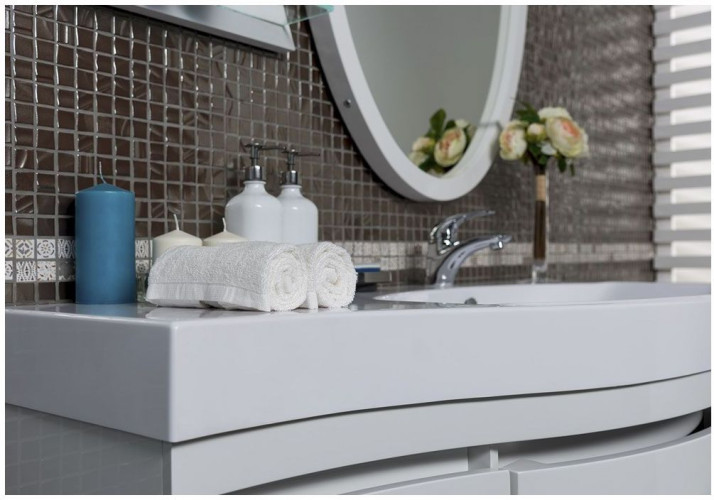 Мебель для ванной Aquanet Опера 115 R белый (3 ящика)