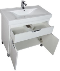 Тумба с раковиной Aquanet Гретта 90 белый