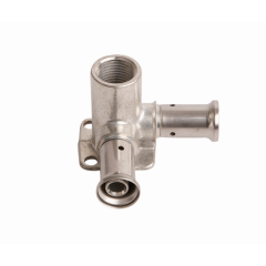 Водорозетка угловая ВР, латунь пресс, 20x1/2&quot;x20 (52 мм), HENCO