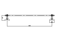 Держатель для полотенца Antik Duo 081302 Br