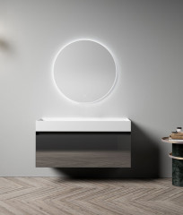 Тумба с раковиной Abruzzi 1000 pietra