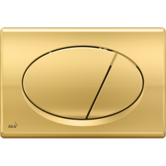 Кнопка смыва alcadrain M75 25х2х16 для инсталляции, пластик, цвет Золото (M75)