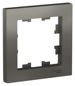 1-постовая РАМКА, СТАЛЬ Schneider Electric ATLASDESIGN ATN000901