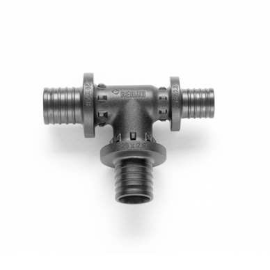 Тройник REHAU с уменьшенным торцевым проходом 25-25-20 PX