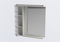 Зеркало-шкаф Aquanet Сити 90 R белый