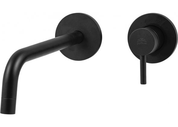 Смеситель для раковины Paffoni LIGHT встраиваемый, черный матовый (LIG006BO70)