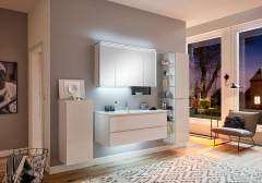 Комплект мебели Marlin 3290fair, 970 мм (2 одинаковых по высоте ящика), цвет белый шелковый глянец