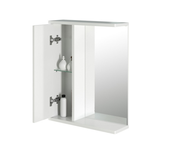 Зеркало-шкаф навесной без подсветки MIXLINE Норд-55 левый (528387)