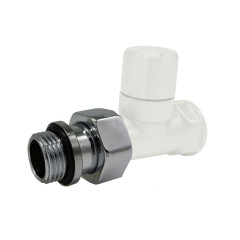 Запорный клапан SR Rubinetterie прямой серия &quot;Ovus&quot; 1/2&quot;, цвет белый