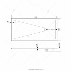Душевой поддон прямоугольный RGW ST-G арт. 16152810-02