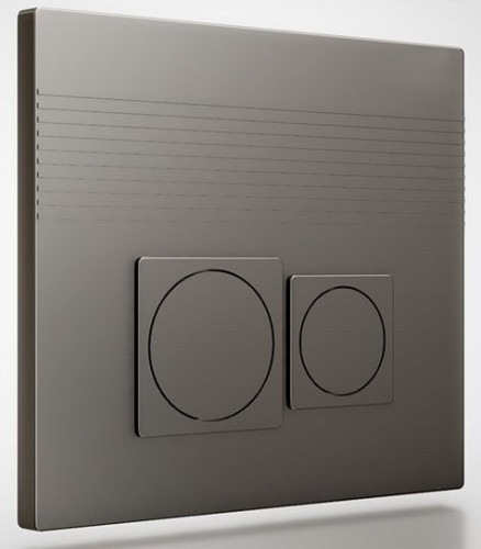 Кнопка смыва для инсталляций beWash Bona P02MC, хром матовый