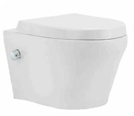 Подвесной унитаз beWash METISON с форсункой биде со встроенным смесителем горячей и холодной воды с быстросъёмным сиденьем микролифт 78343601 + EVKK780701054 + EVB3178