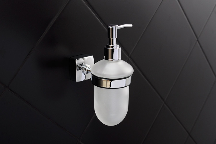 Дозатор жидкого мыла Fixsen Kvadro, хром (FX-61312 )