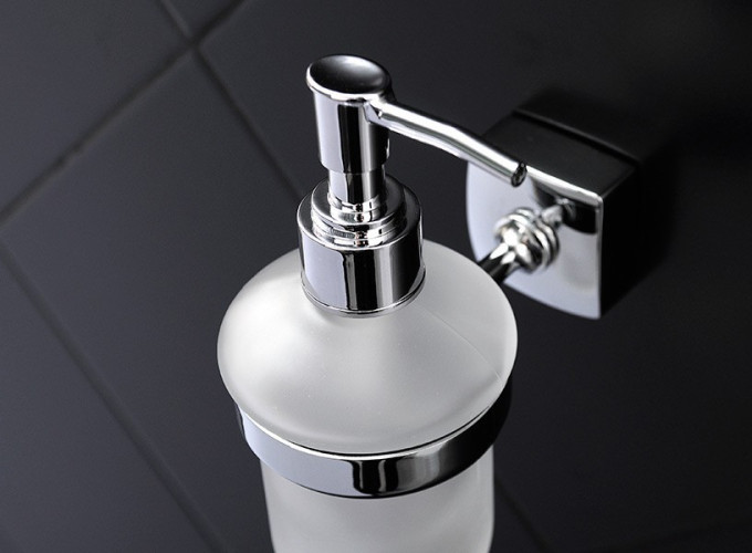 Дозатор жидкого мыла Fixsen Kvadro, хром (FX-61312 )