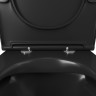 Унитаз подвесной  безободковый OWL Vatter Ruta-H  Matt Black с сиденьем DP микролифт