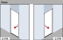 Душевая дверь Kermi Ibiza 2000 I2 STW 100181AK