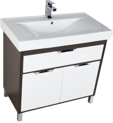 Тумба с раковиной Aquanet Гретта 90 венге