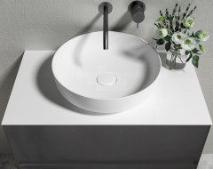 Тумба с раковиной Calabria 800 Matte black