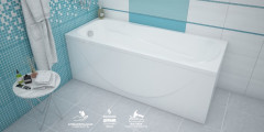 Ванна акриловая Loranto ALBERTO 1500х700